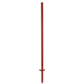 Ako producten hoekstaal paal rood gelakt 3mm 165cm 10 stuks