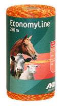 Ako producten economyline schrikdraad geeloranje 3rvs 016 250m