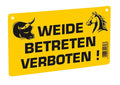 Ako producten waarschuwingsbordje verboden te betreden