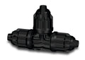 Producten t stuk 90 pp 16 mm quick joint 6bar zwart vbevloeiingsslang
