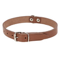 Producten hondenhalsband leer 16mm taupe