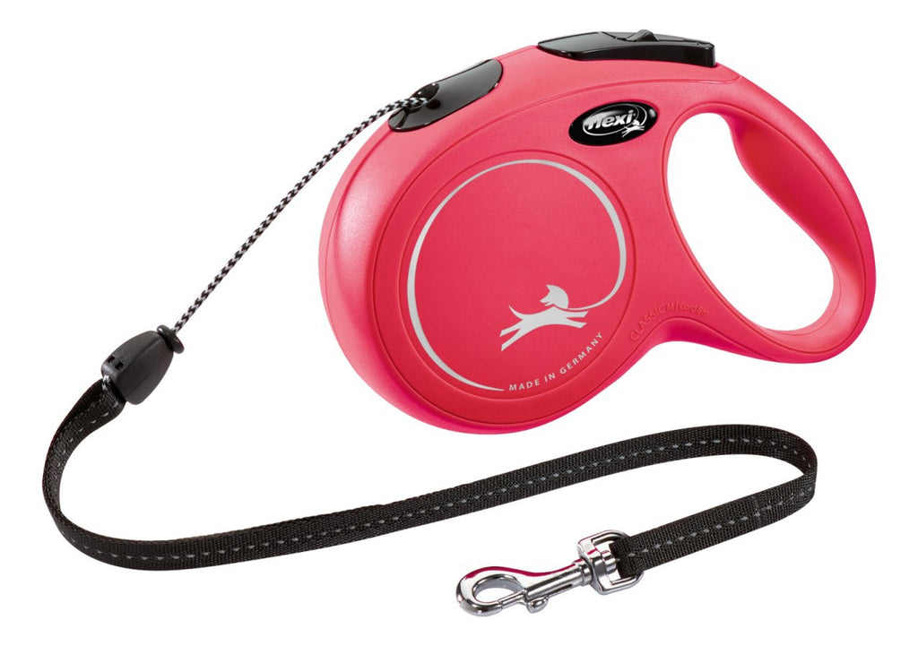 Flexi producten rollijn new classic koord rood m 8 meter tot 20kg