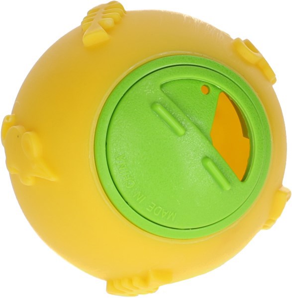 Producten snackbal voor katten oe 7 5 cm geel
