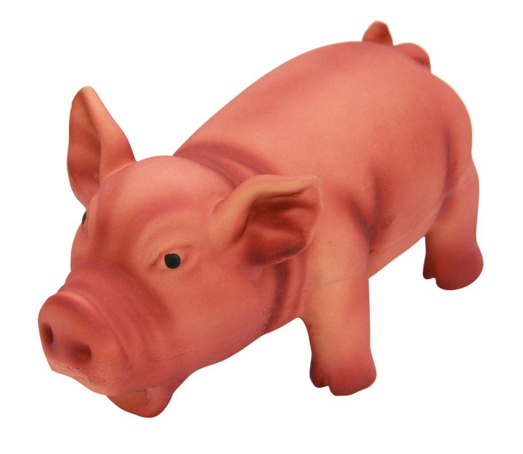 Latex varken m gromtoon 15cm op kleur gesorteerd