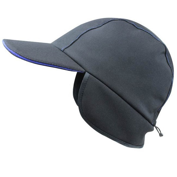 Softshell cap met oorwarmer zwart