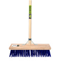 Mm eurotool producten stalbezem pvc blauw 45cm fsc plussteel 150cm plusstokhouder
