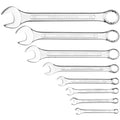 Connex producten steeksleutel ringsleutel set 8dlg 6 22mm