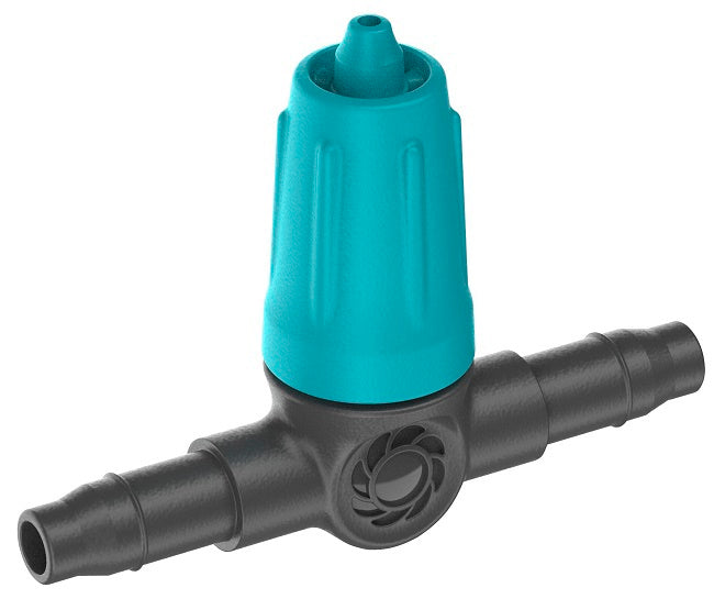 Gardena micro-drip-system verstelbare seriedruppelaar 0–15 l u druppelaar (zwart turquoise)
