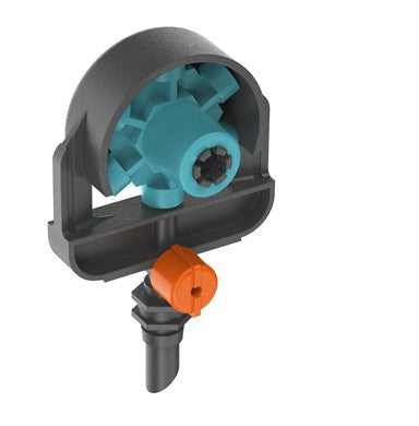Gardena 6 in 1 sproeier (zwart turquoise)