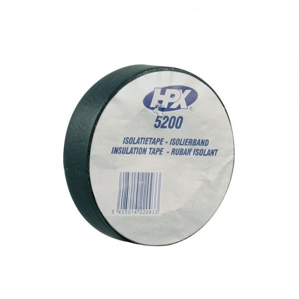 Hpx producten isolatietape 5200 zwart 15mm x 10m