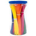 Producten kabelbinder mm assortiment 9 kleuren x50 stuks
