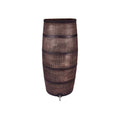 Roto producten regenton slim houten look bruin pluskraan 80l