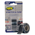 Hpx producten stretch fuse reparatietape silicone zwart 25mm x 3m