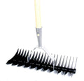 Mm eurotool producten verticuteerhark mm dubbel met steel 160cm