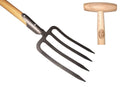 De wit producten spitvork 4 tands met dul essen steel 80cm dewit