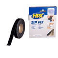 Hpx producten zip fix klittenband lus zwart 20mm x 5m