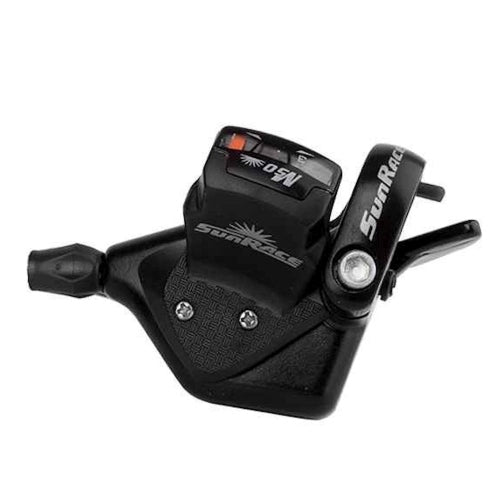 SunRace STI Lenkerversteller 3V links schwarz DLM500