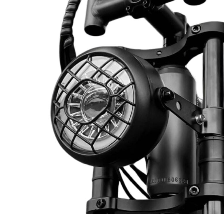 Ikzi LED-Frontleuchte für Fatbikes, 160 Lux, E-Bike, 36–48 V, wasserdicht, im Karton