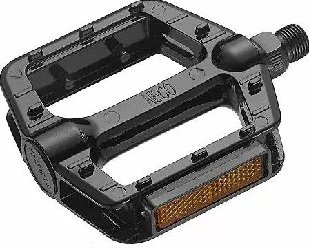 Neco pedalen wp-625 alu zwart 109x96mm