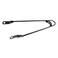 spatbordstang achter bumper 28x1 1 2 mat zwart