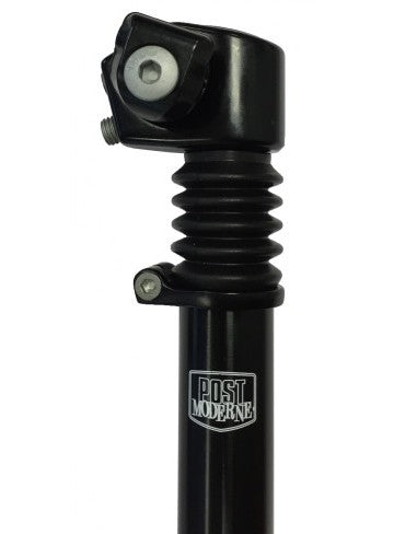 Moderne gefederte MTB-Sattelstütze - Ø 31,6 mm - schwarz - 350 mm - 2-Schrauben