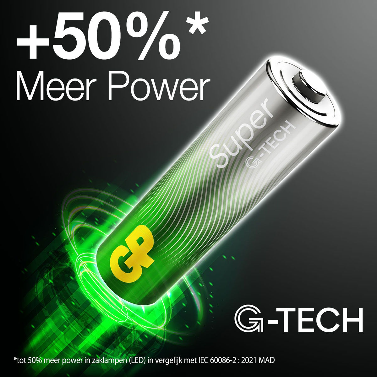 Super-Alkaline-AAA-Batterien, 4er-Pack