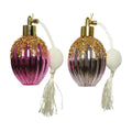Decoris kersthanger parfumfles kunststof 12cm