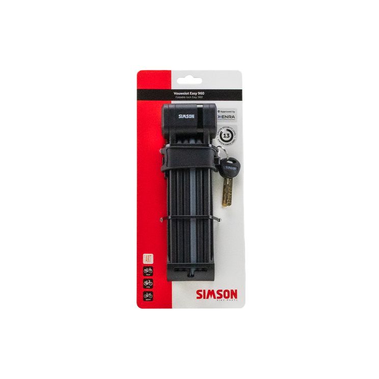 Simson Easy 960 Klappschloss - ART2 - schwarz