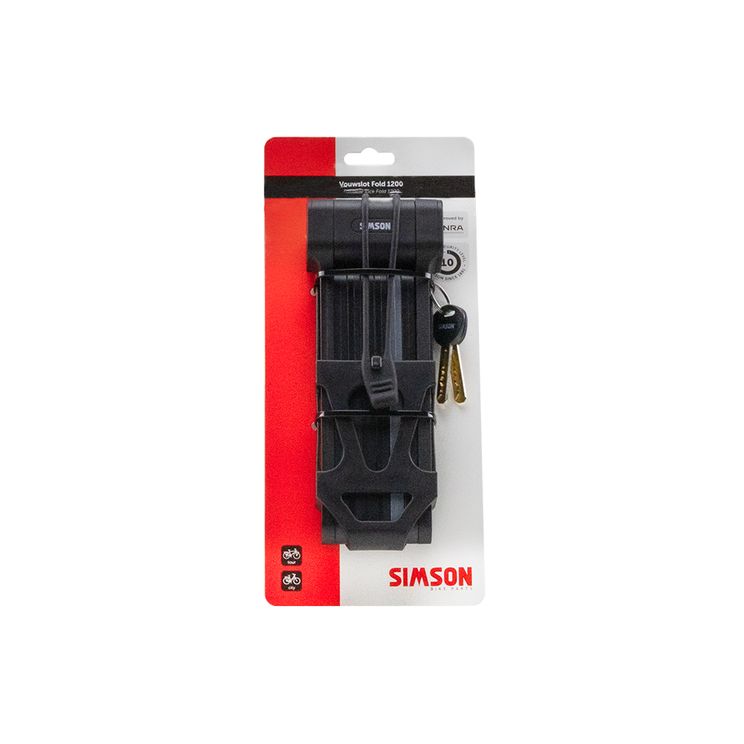 Simson Fold 1200 Faltschloss – schwarz