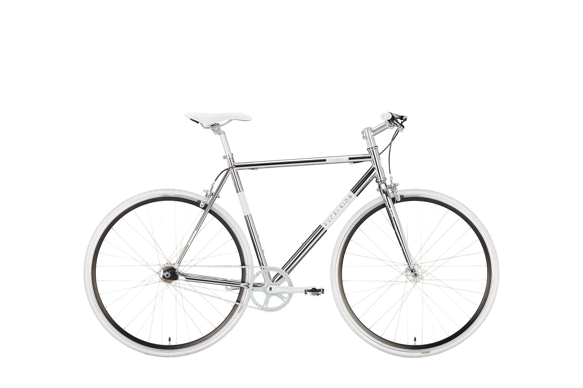 Excelsior singlespeed dandy (#1) bike excels. dandy 28 59 diam. 1sp chrome