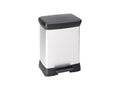 Curver decobin 30l rechthoekig zilver