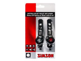 Simson Akku-LED-Beleuchtungsset Bullet 2,5 1,5 Lux