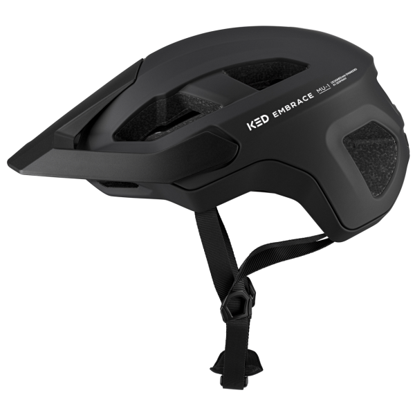 KED Embrace M (54-58 cm) Fahrradhelm – Mattschwarz