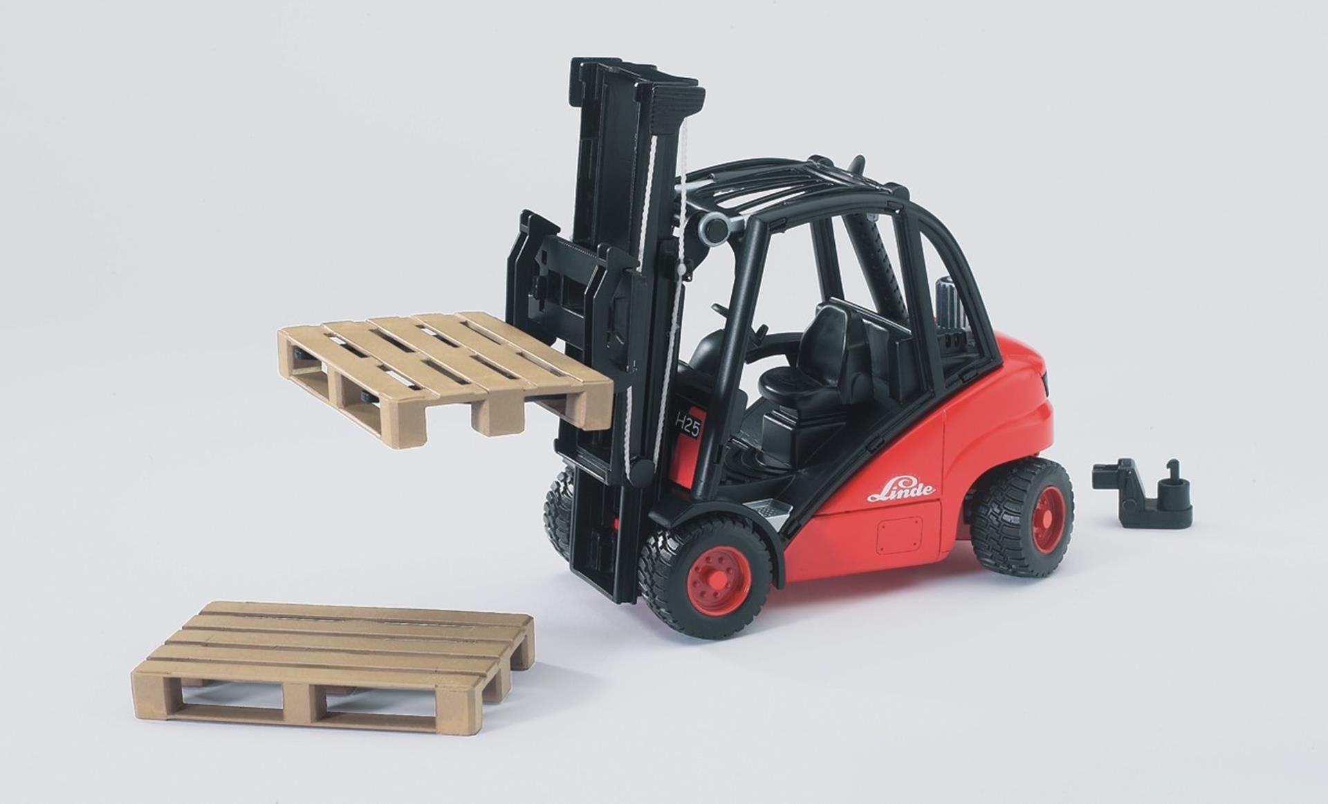 Bruder linde vorkheftruck met 2 pallets