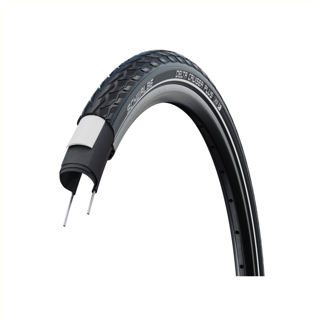 Schwalbe Road Cruiser Plus (Pannenschutz 3 mm), schwarz mit Reflektoren, 28x1.40 ETRO 37-622