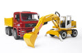 Bruder 2751 man vrachtwagen met liebherr kraan