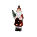 Decoris kersthanger kerstman kunststof 15cm