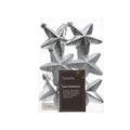 Decoris kersthanger kunststof zilver dia7,5cm 6-delig