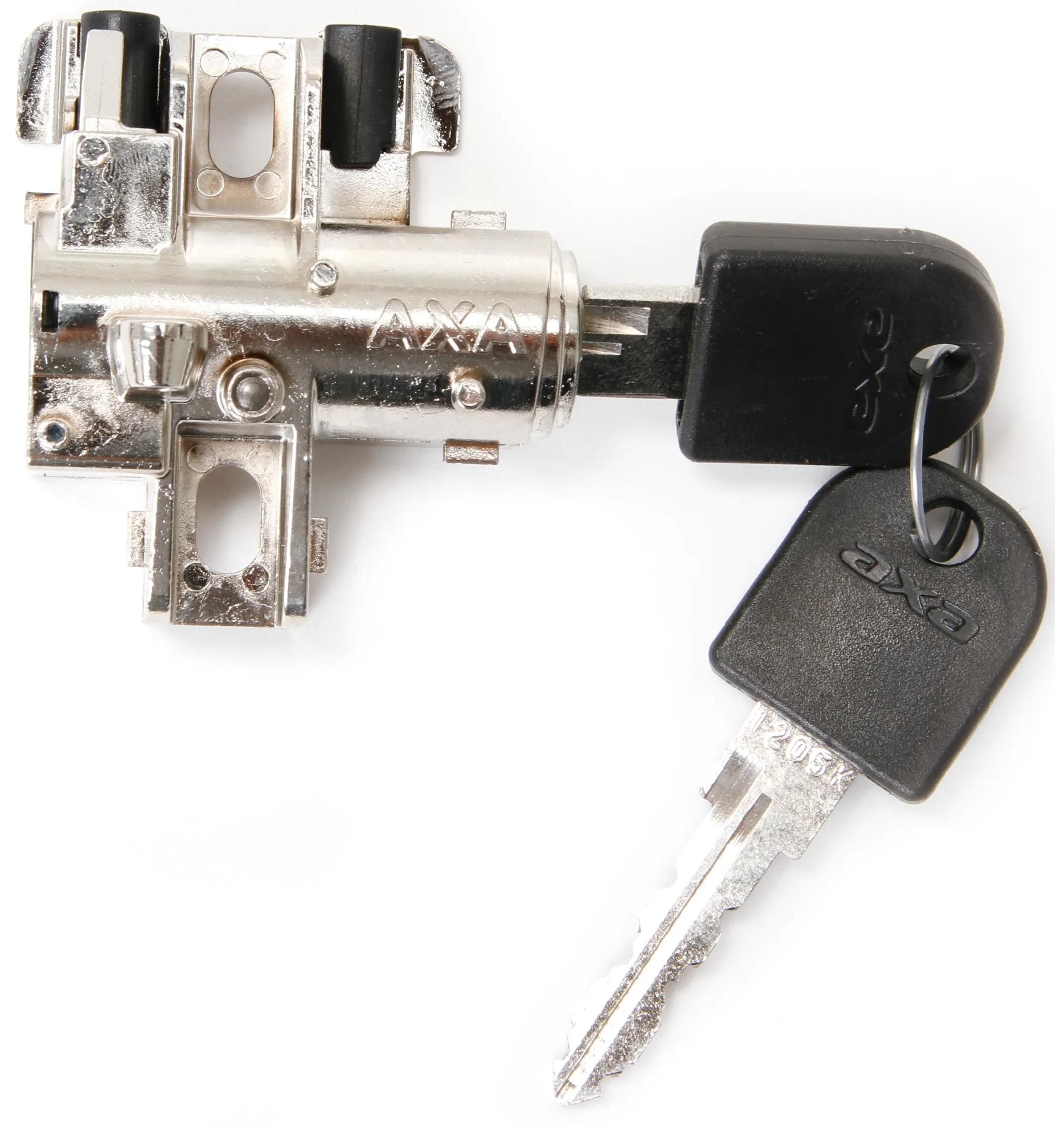 Axa akkuschloss battery lock bosch f. frames, from 2014, black