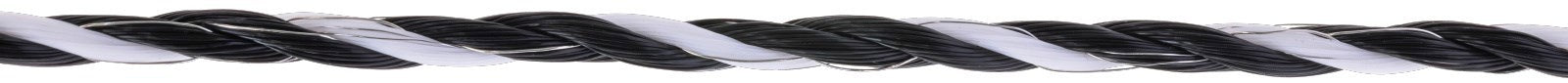 Ako producten platinumline afrasteringskoord 6mm 200m wit zwart