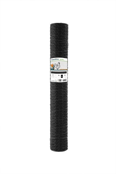 Giardino producten gaas zeskant zwart 2510 100m x 5m