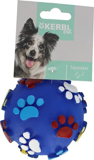 Producten vinyl bal met pootafdruk 10 cm m pieper op kleur gesorteerd
