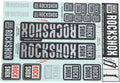 Rockshox dekor set decal set grey