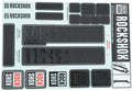 Rockshox dekor set decal set stealth
