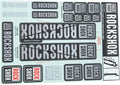 Rockshox dekor set decal set polar grey
