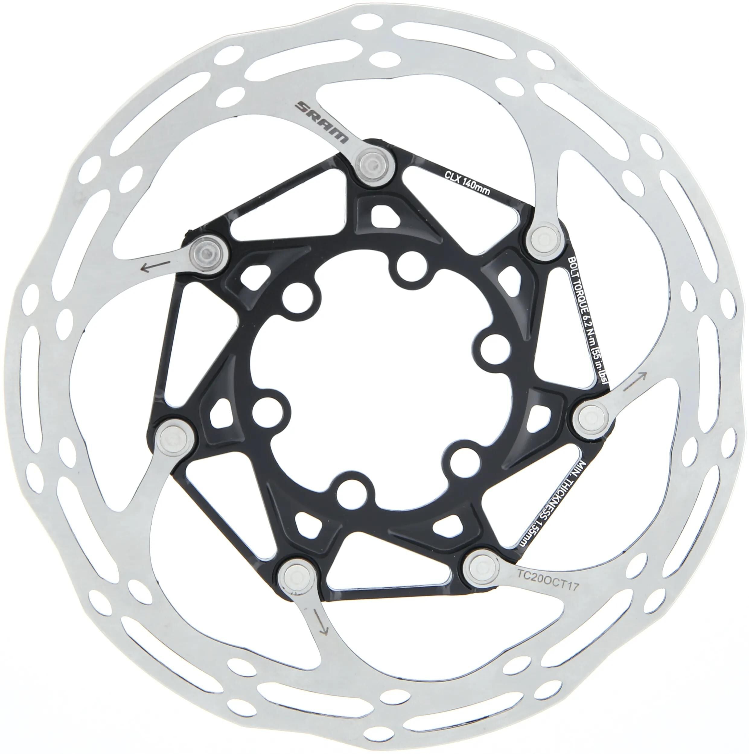 Sram remschijf centerline x rotor brake rotors center 140 mm steel rounded