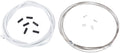 Contec bremszug-set stop+ ct brake cable set stop+ steel fr+rear compl white