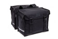 Neue Looxs Canvas-Camping-Doppeltasche – 66 Liter – 43 x 22 x 35 cm (2 Stück) – Schwarz