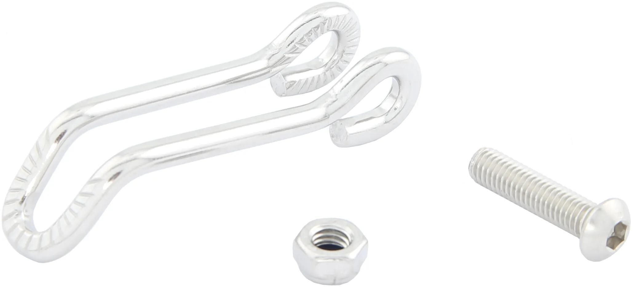 Bumm Scheinwerferhaken, silberfarben, Edelstahl, mittel, 45 x 18 mm