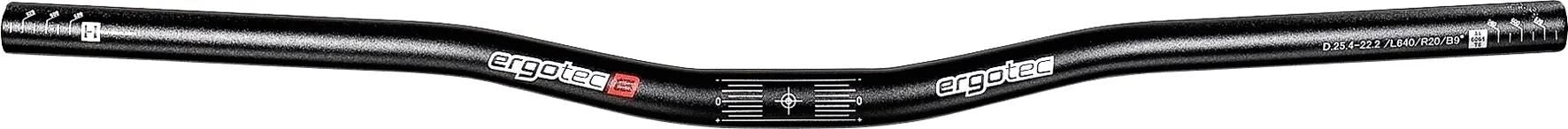 Ergotec lenker low riser bar low riser alu level 6